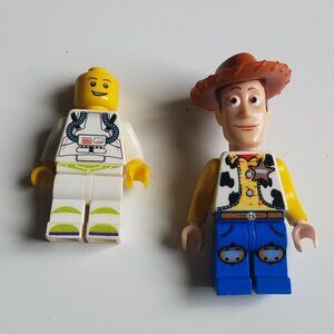 Toy Story Lego Mini Figure Woody and Buzz Lightyear Pieces